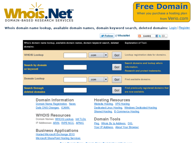 www.whois.net