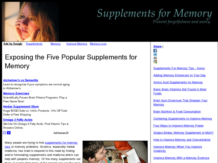 www.supplementsformemorytips.com
