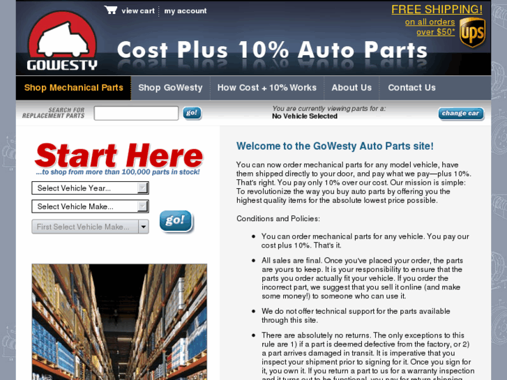 www.gowestyautoparts.com