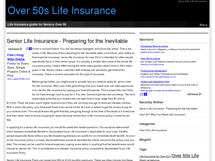 www.lifeinsuranceover50s.com