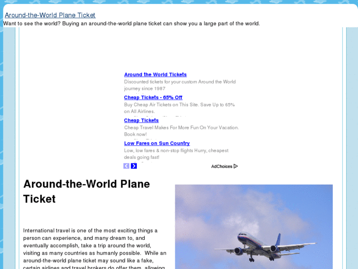 www.aroundtheworldplaneticket.com