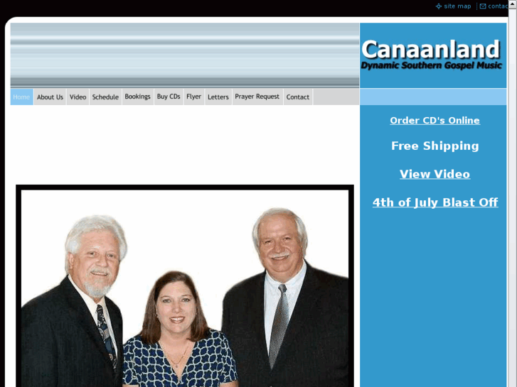 www.canaanlandsoutherngospel.com