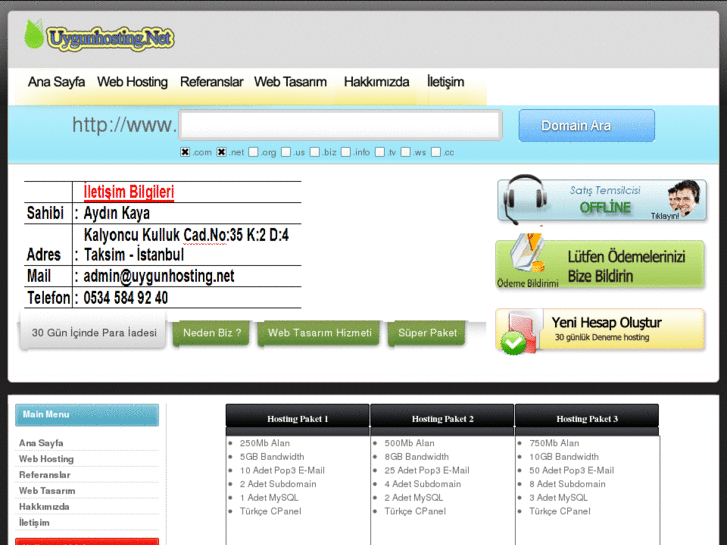www.uygunhosting.net