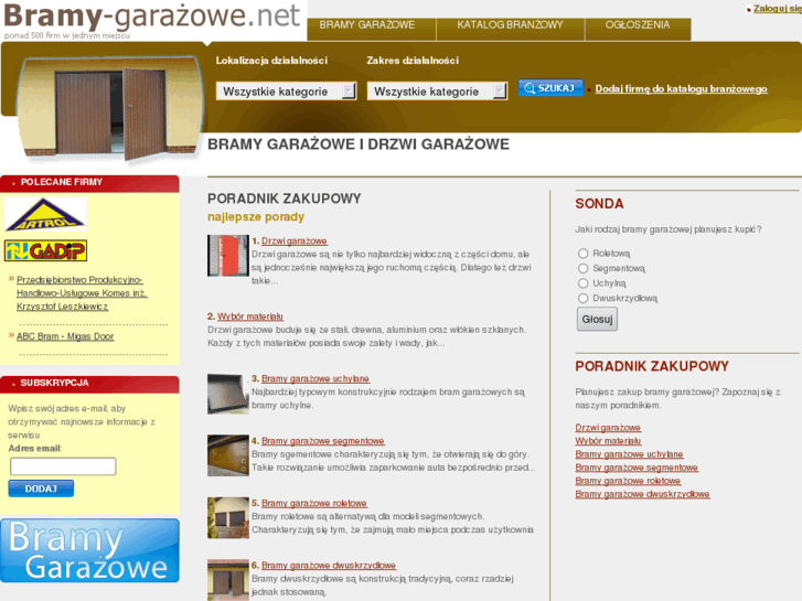 www.bramy-garazowe.net