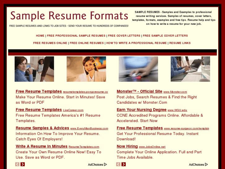 www.sample-resume-formats.com