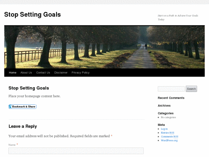 www.stopsettinggoals.com