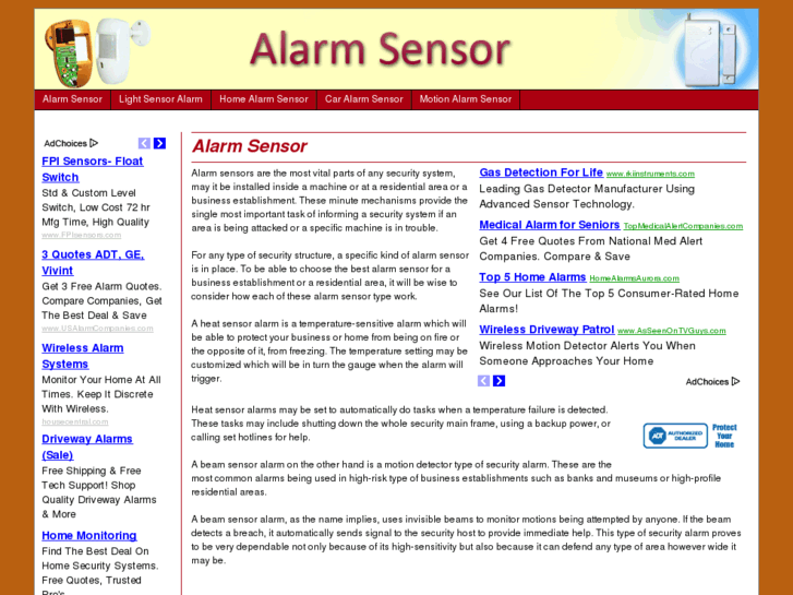 www.alarmsensors.net