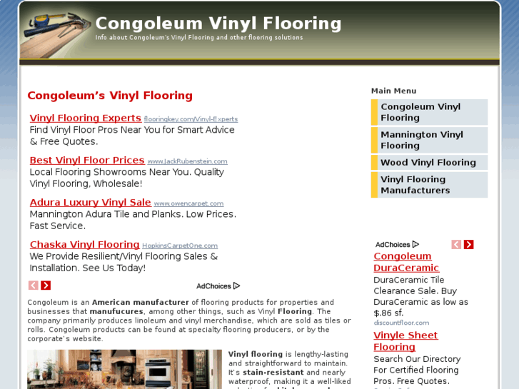www.congoleumvinylflooring.com