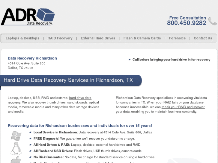 www.datarecoveryrichardson.com
