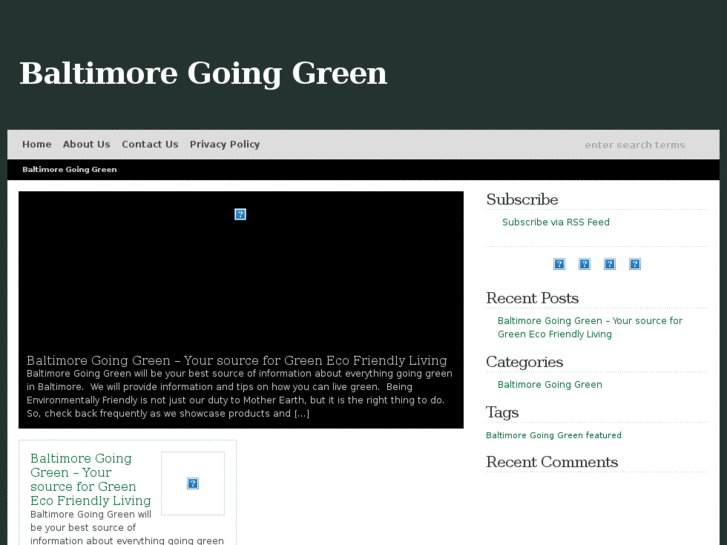 www.baltimoregoinggreen.com