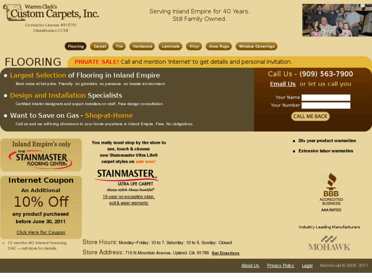 www.clarkscarpets.com