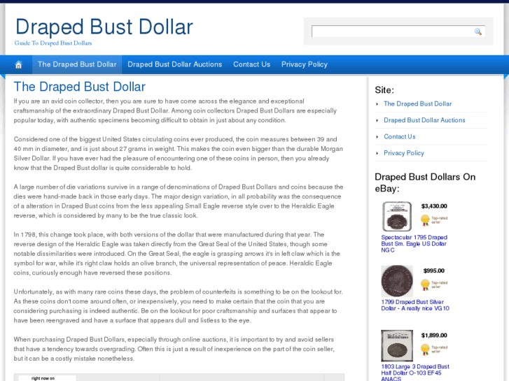 www.drapedbustdollar.org