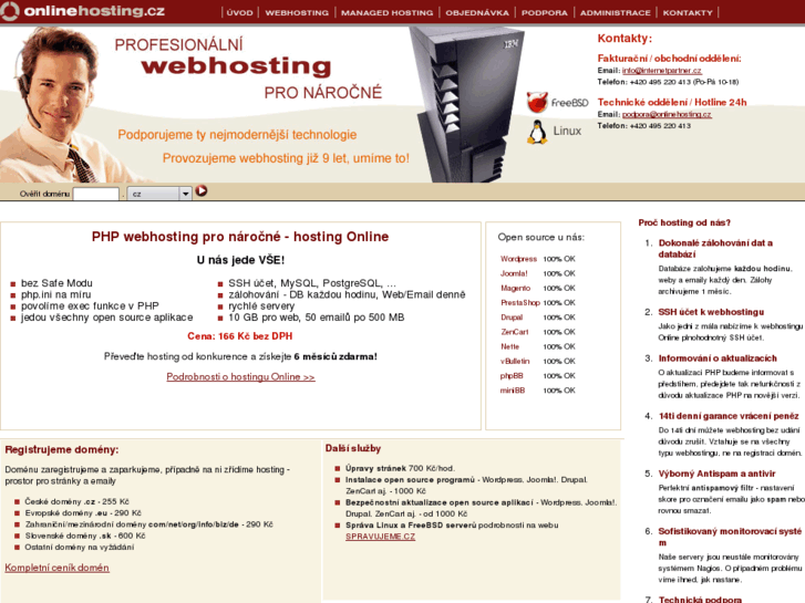 www.onlinehosting.cz