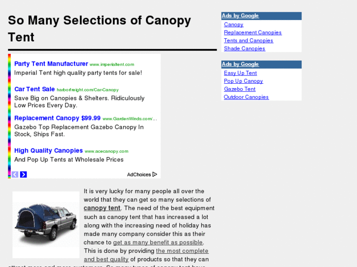 www.canopy-tent.net