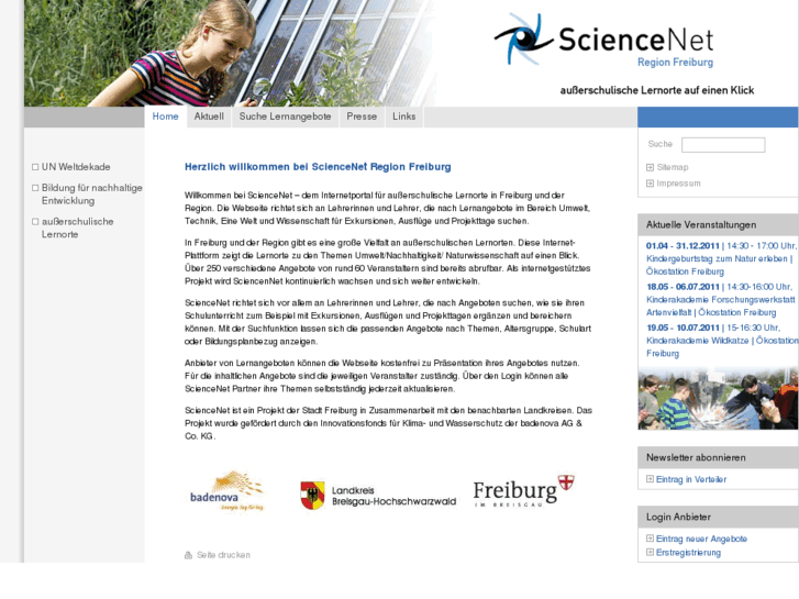 www.sciencenet-freiburg.de