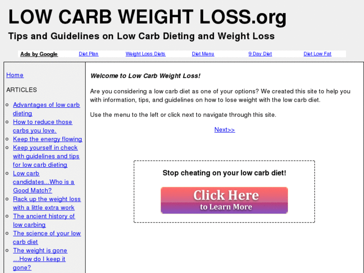 www.lowcarbweightloss.org