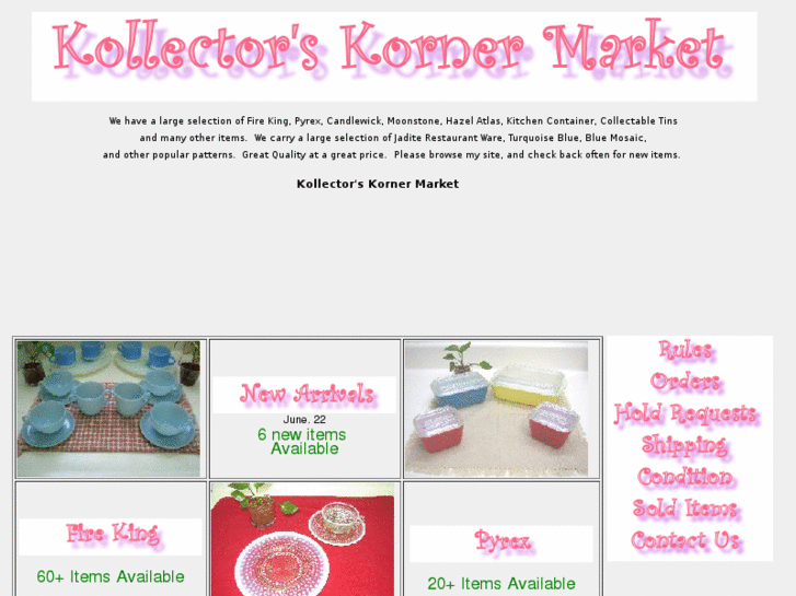 www.kollectorskornermarket.com