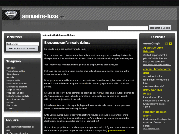 www.annuaire-luxe.org