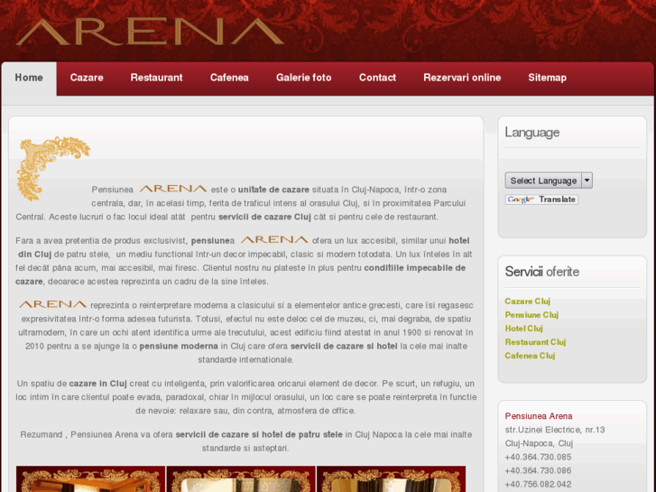 www.pensiuneaarena.ro