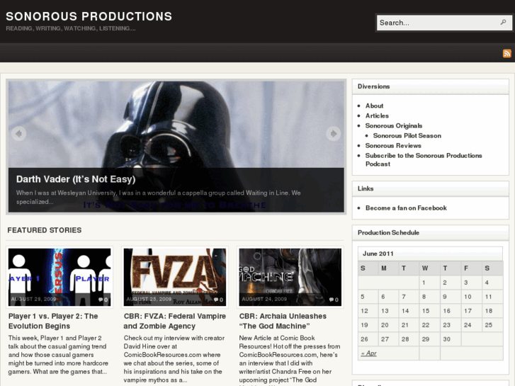 www.sonorousproductions.net