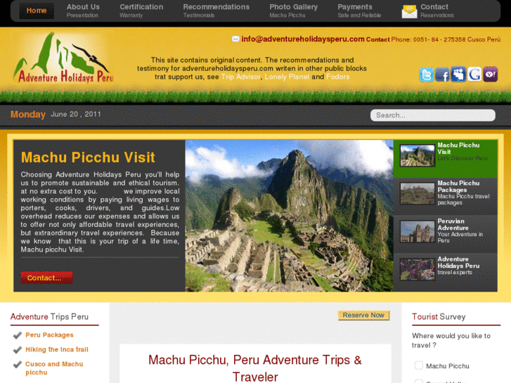 www.adventureholidaysperu.com