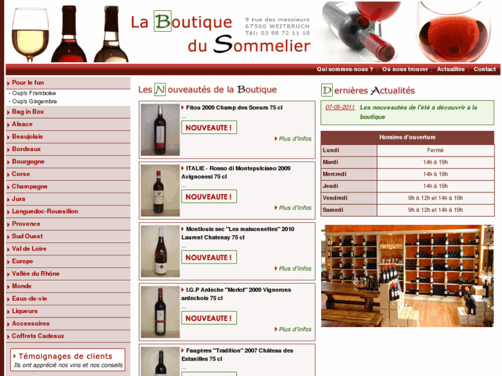 www.laboutiquedusommelier.com