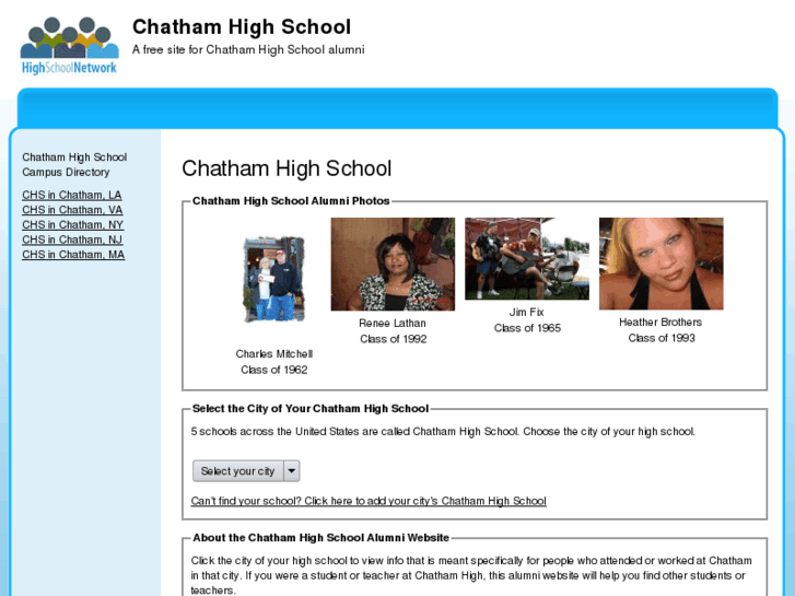 www.chathamhighschoolalumni.com