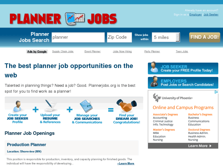 www.plannerjobs.org