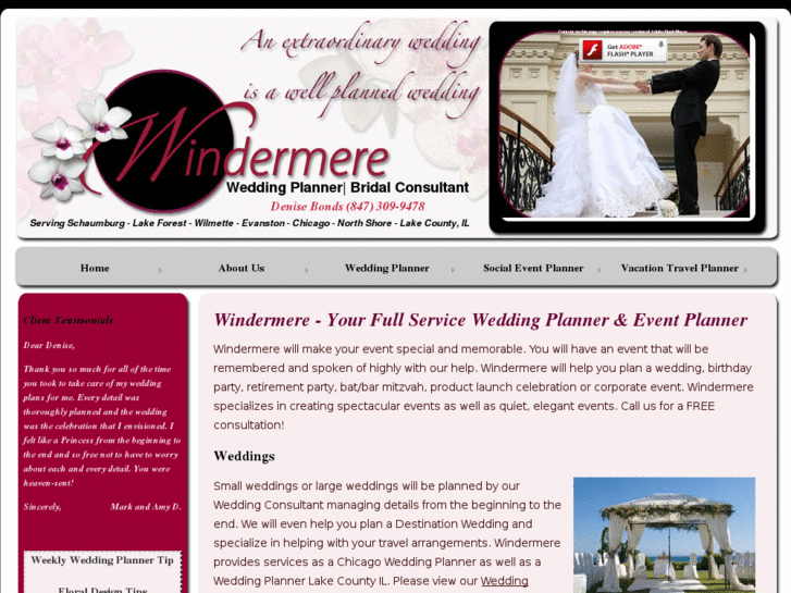 www.windermereweddingplanner.com
