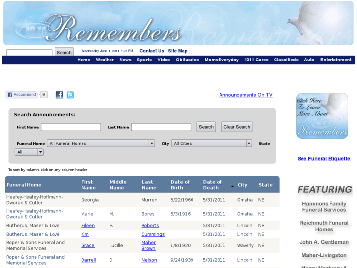 www.1011remembers.com