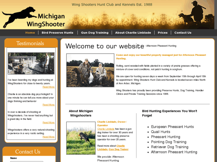 www.afternoonpheasanthunting.com
