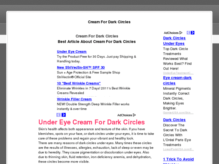 www.creamfordarkcircles.com