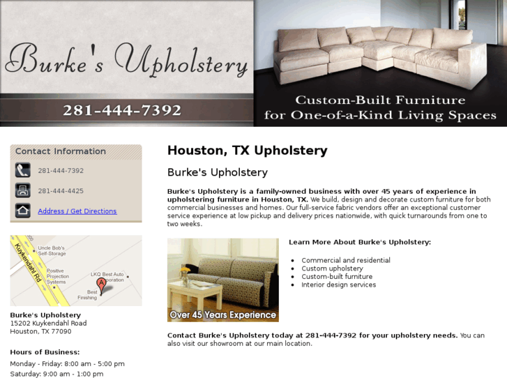 www.burkesupholsterywoodlands.com