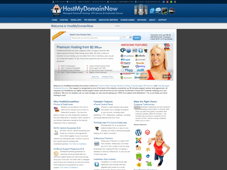 www.hostmydomainnow.com