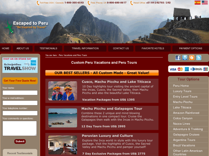 www.escapedtoperu.com