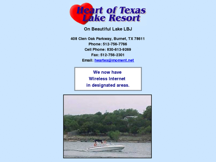 www.heartoftexaslakeresort.com