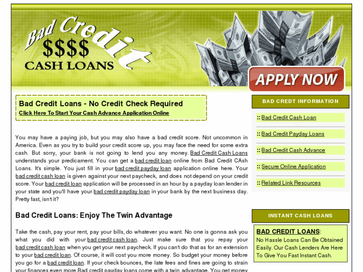 www.bad-credit-cash-loans.com