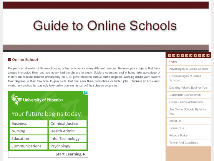 www.50onlineschools.com