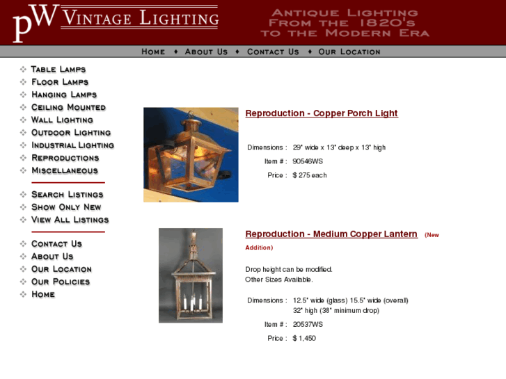 www.copper-lantern.com