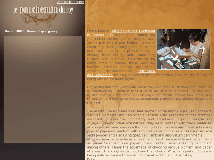 www.leparcheminduroy.com
