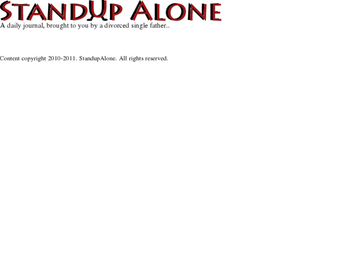 www.standupalone.com