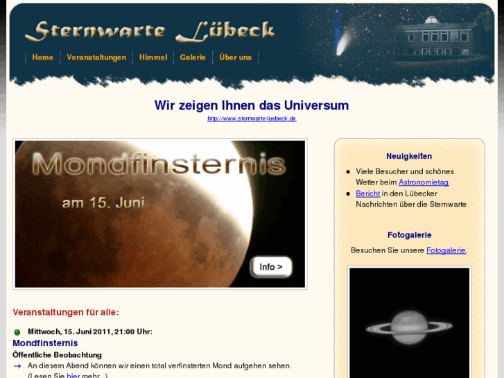 www.sternwarte-luebeck.de