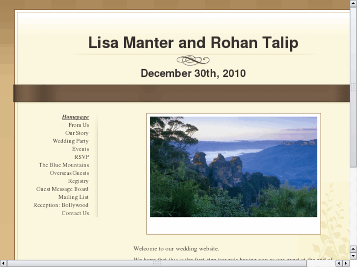 www.rohanandlisa.com