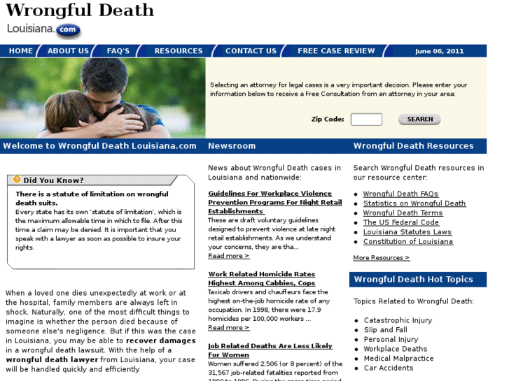 www.wrongfuldeathlouisiana.com
