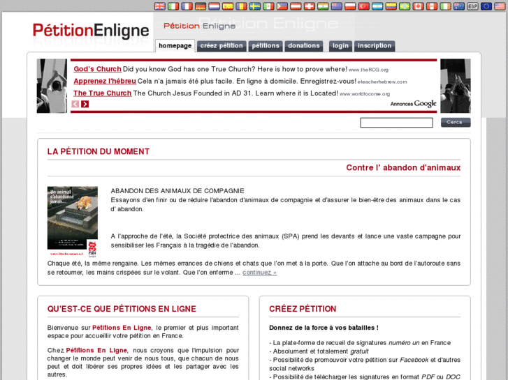 www.petitionenligne.fr
