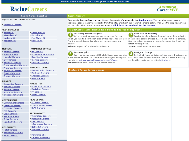 www.racinecareers.com