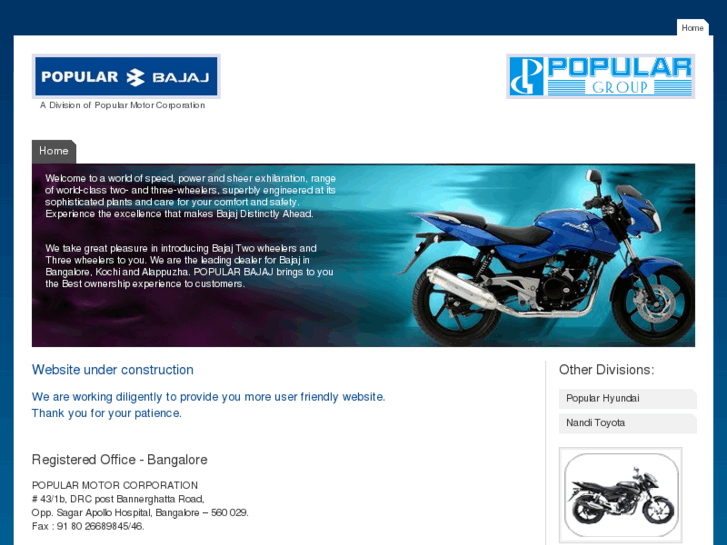www.popularbajaj.com