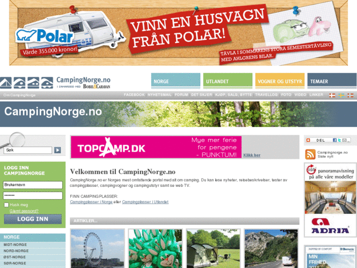www.campingnorge.no