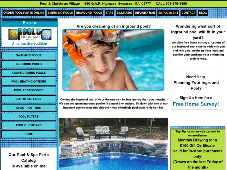 www.poolandchristmasvillage.com