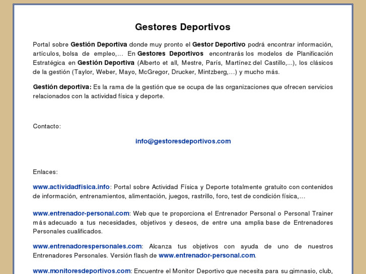 www.gestoresdeportivos.com
